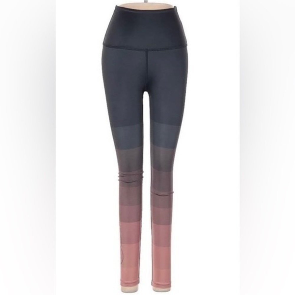 Beyond Yoga striped ombré leggings